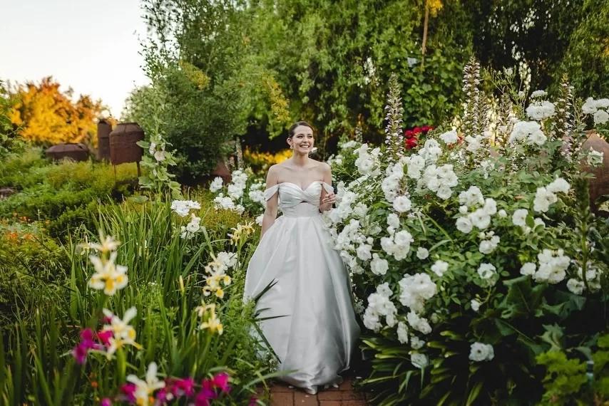 Magdalena Muller Celebracion Matrimonio Felix Echeverria Vestido