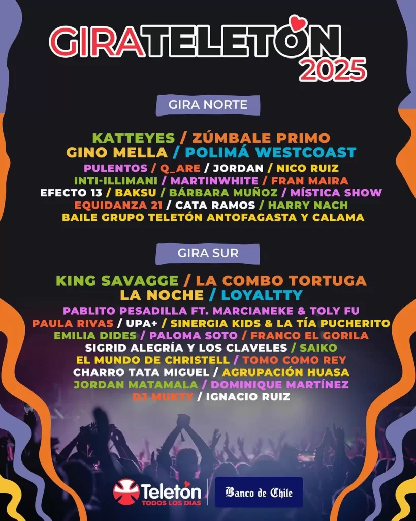 Teletón Gira Chile 2025