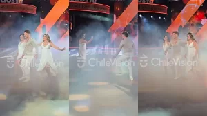 Así fue la participación de Vale Saini en la dinámica de tríos en Fiebre de Baile: acompañó a Raimundo Cerda