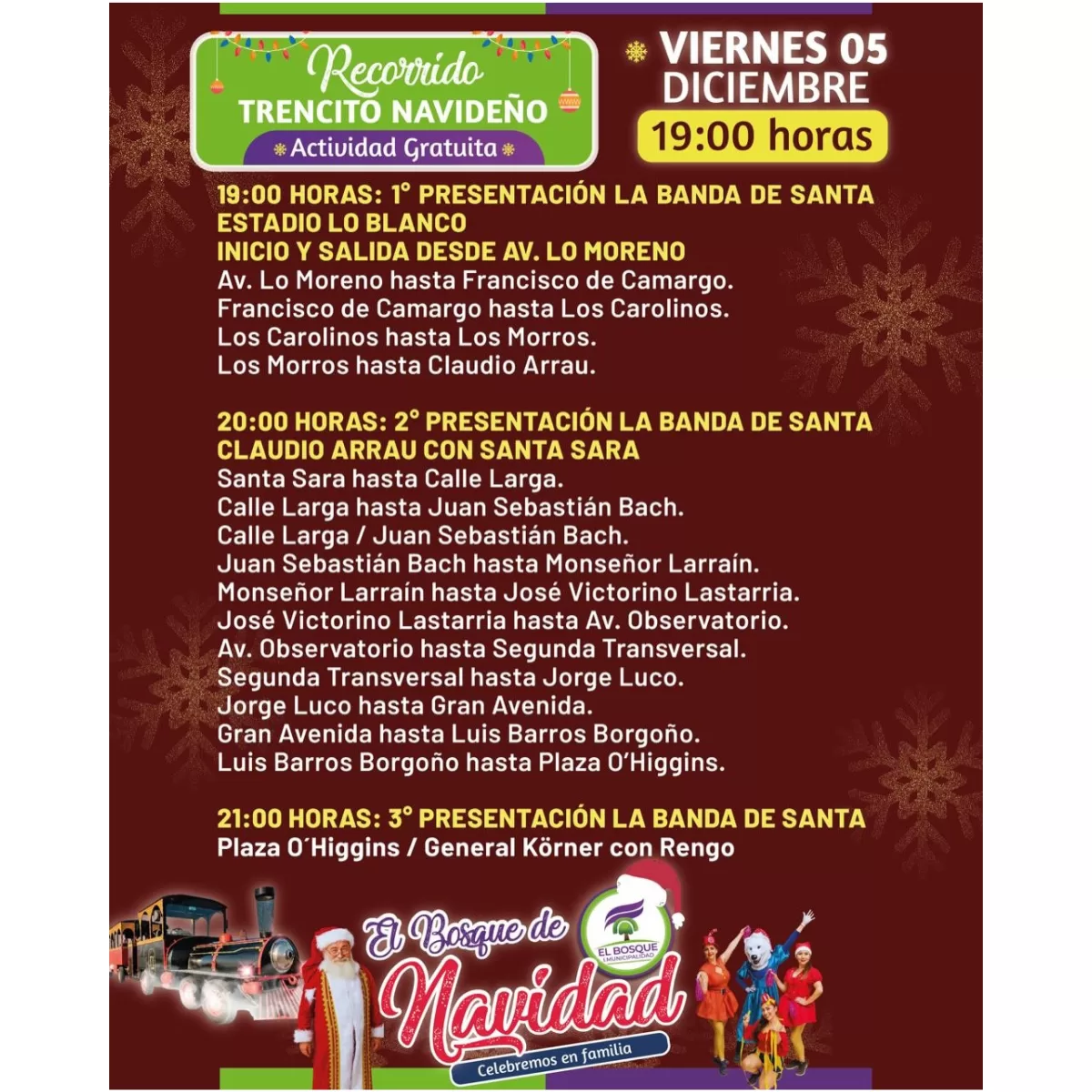 Créditos: Municipalidad El Bosque