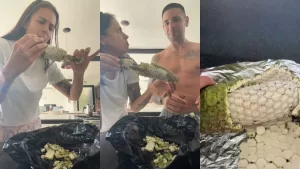 Pareja prueba uno de los frutos más extraños y su sabor los enamora: es de una planta muy conocida en Chile