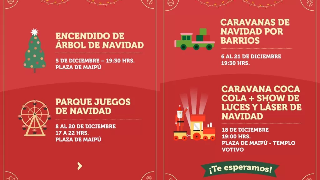 Actividades Navidad Maipú