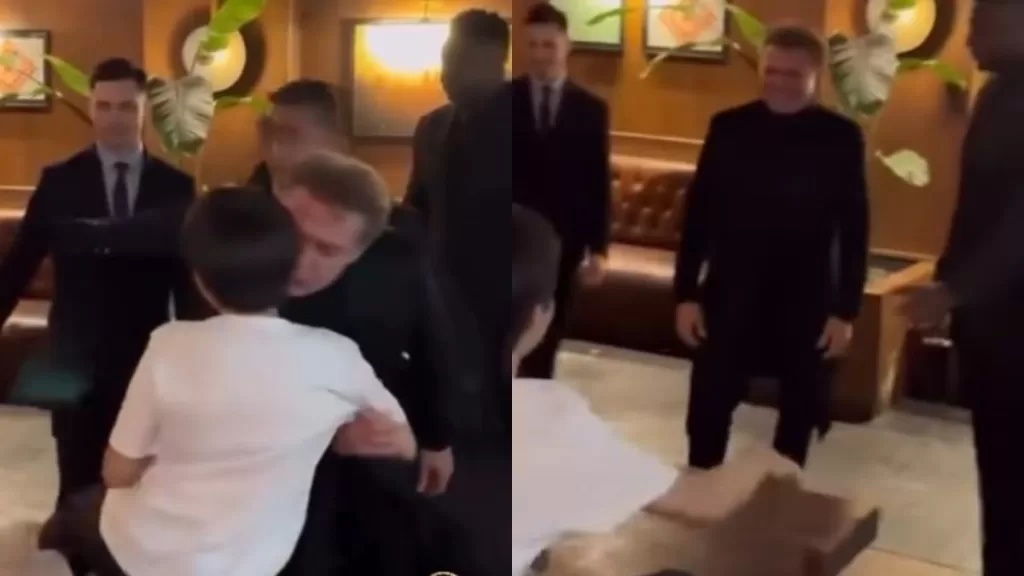 Niño Abraza Luis Miguel