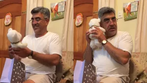 Hijo escucha la voz de su madre fallecida y su reacción se hizo viral en TikTok