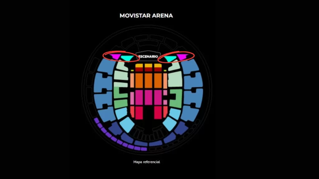 Vista Parcial Movistar Arena