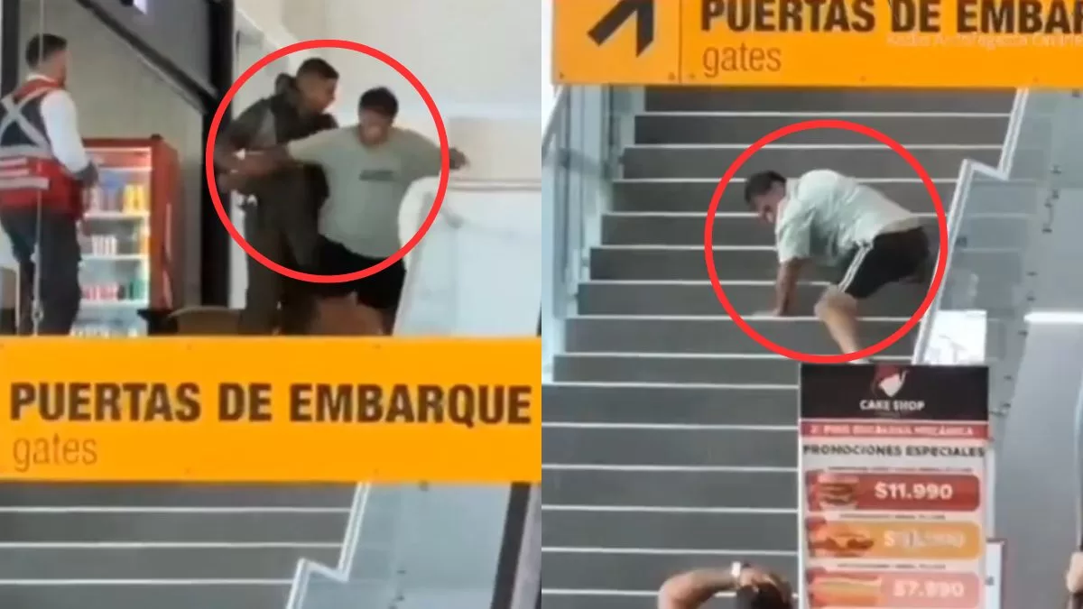 Hombre hizo ESTO en el aeropuerto de Antofagasta y recibió ola de burlas en redes sociales: "Es entre chistoso y patético"
