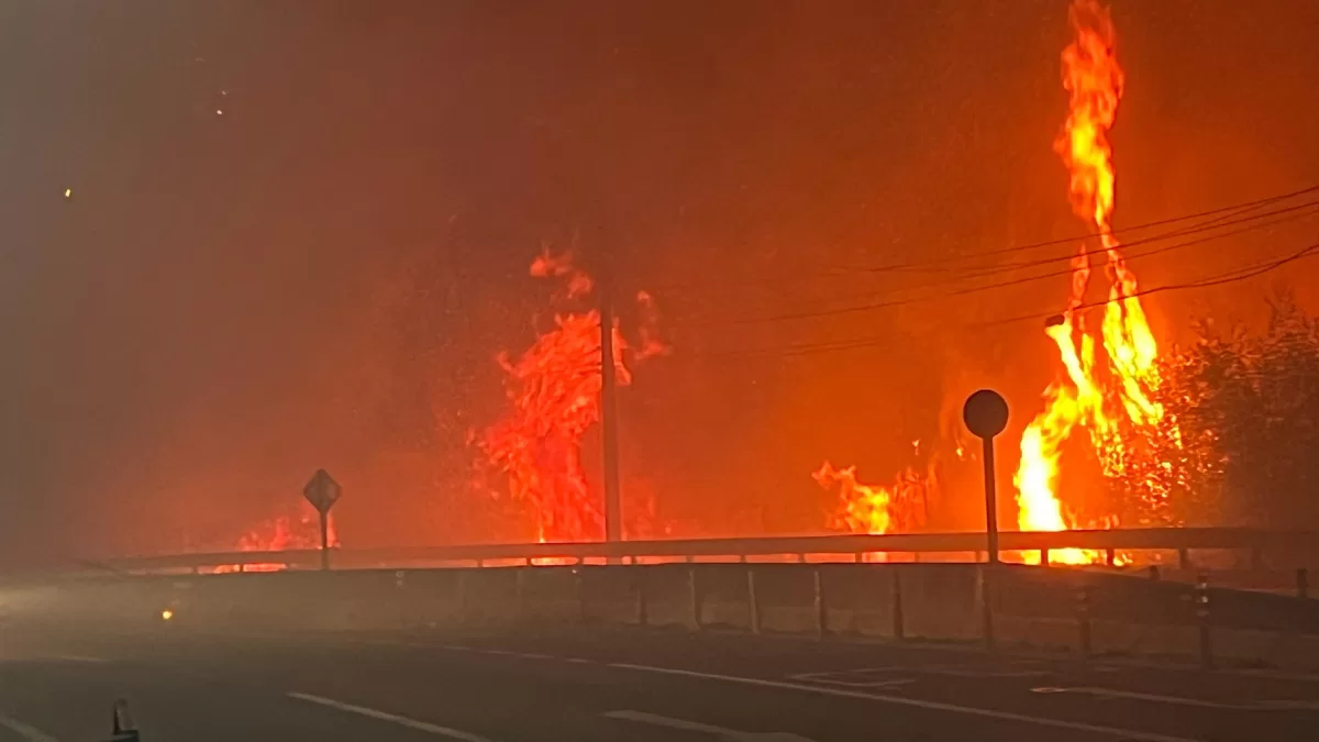 Confirman toque de queda en el Biobío por incendios: Dónde y cuándo comienza