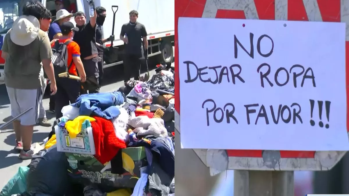 Muestran impactantes cerros de ropa en mal estado que generan molestia de vecinos en Lirquén: "Esto se volvió un caos y un problema"