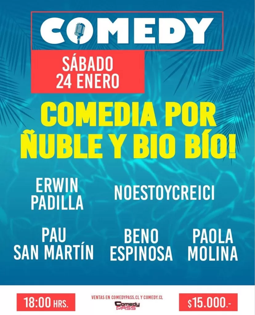 Comedia por Ñuble y BioBío