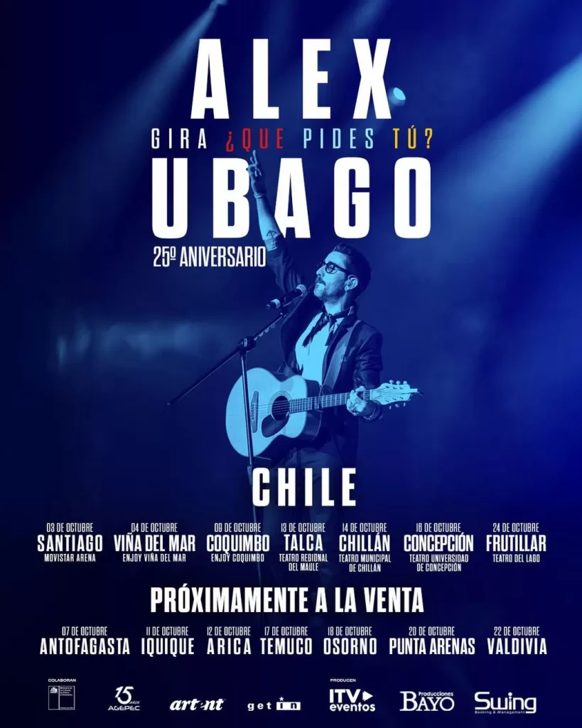 Alex Ubago En Chile 2026