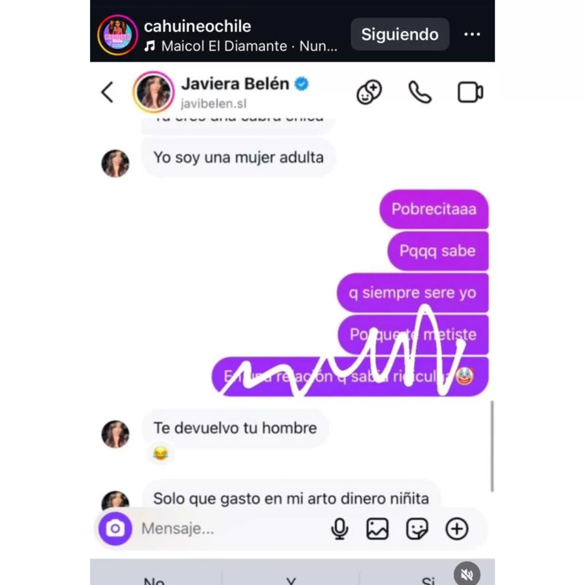 Expareja Lucky Brown