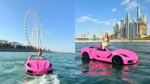 Tras críticas, Naya Fácil arrienda jet car en Dubái con su hermana y video es furor en redes sociales: ¿cuál es el precio del servicio?