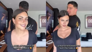 Sammis Reyes y Emilia Dides presentan a nueva integrante de la familia y sorprenden a todos: "Miren esos ojitos"