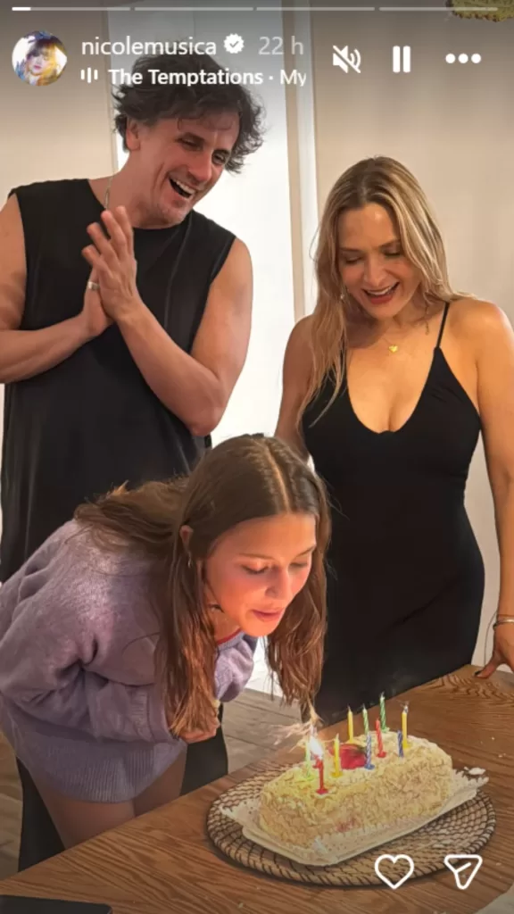 Celeste Hija De Nicole Y Sergio Lagos