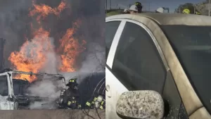 "Mi vehículo fue calcinado" y "Había una nube gigantesca": pareja de periodista de Mega fue víctima de la explosión en Renca