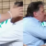 Fernando Solabarrieta impacta tras protagonizar apasionante beso con ex futbolista chileno: “una vez me encajó un pi..."