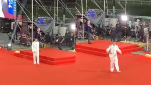 Captan a José Antonio Neme ignorando a famoso artista urbano en la Gala de Viña: "Qué rotería"