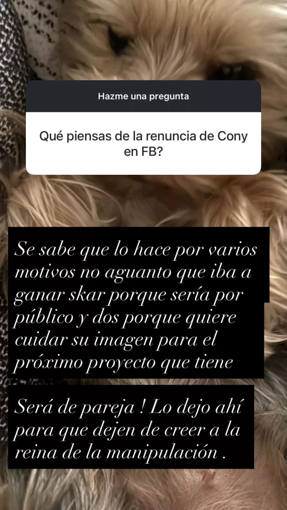 Renuncia Cony Capelli Fiebre De Baile Nacha Michelson