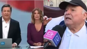El inesperado descargo en Plaza de la Constitución que dejó sin palabras al equipo de CHV Noticias: "Ganó la mentira"