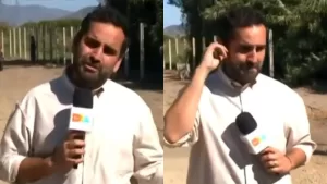 Periodista de Canal 13 vive tenso momento en Talagante mientras estaba EN VIVO: "Volvió a gritonearme"