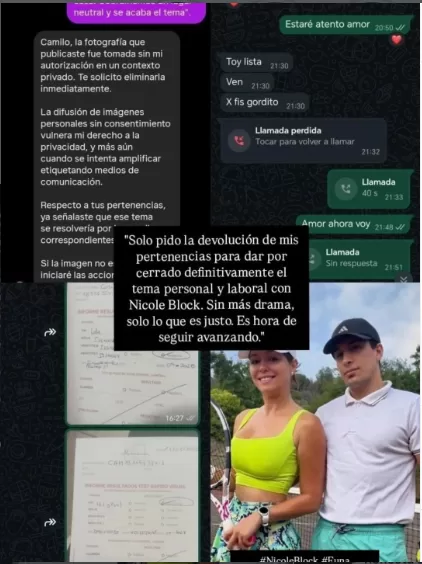 Funa Nicole Block Denuncia Doctor Vidal