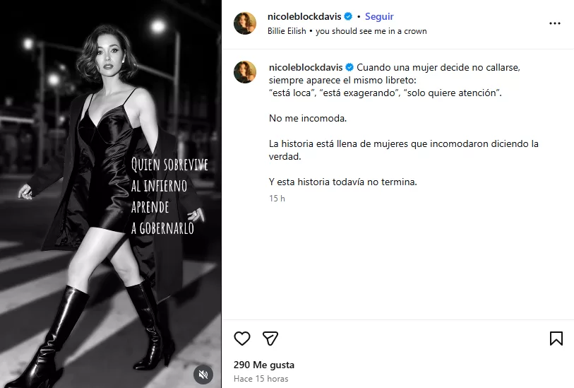 Nicole Block Denuncia Doctor Vidal Publicación