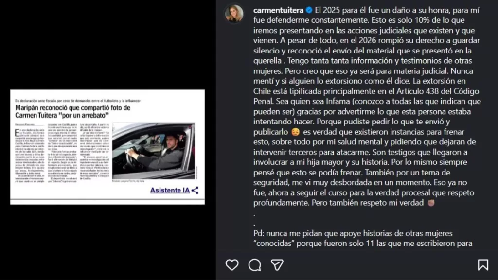 Carmen Tuitera Guillermo Maripán