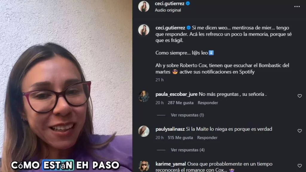 Cecilia Gutiérrez  Maite Orsini