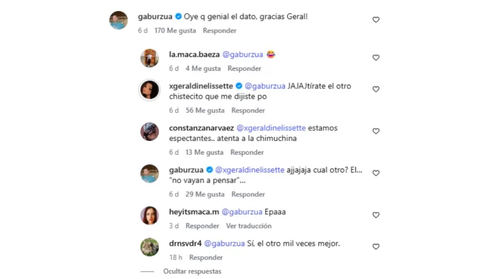 Geraldine Muñoz   Gabriel Urzúa