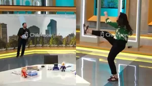 Andrea Arístegui protagoniza divertido momento en vivo: "Esa no te la hace la Mari Godoy"