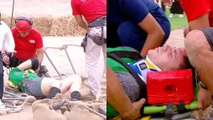 "Es cuasidelito" y "Fue una negligencia": la reacción que más se repitió tras violenta caída que sufrió figura de Volverías con tu Ex 2