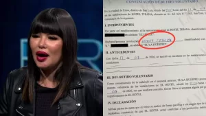 Angie Jibaja denunciada por agresiones y no pago de arriendo: fue llevada a una comisaría