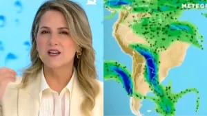 "Dios nos proteja": Michelle Adam preocupa a todos tras advertir la lluvia extrema que se viene en gran parte de Chile