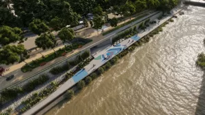 Santiago tendrá un paseo urbano dentro del río Mapocho: podrás caminar y pedalear junto al río