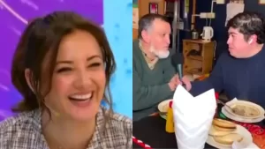 Periodista de "Tu Día" saca carcajadas de los animadores con inesperado comentario en vivo: "No me diga eso a mí"