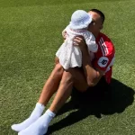 Alexandra Litvinova muestra por primera vez el rostro de su hija: "Tiene la carita de Alexis Sánchez"