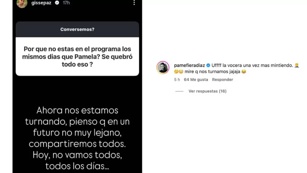 Gissella Gallardo Pamela Díaz