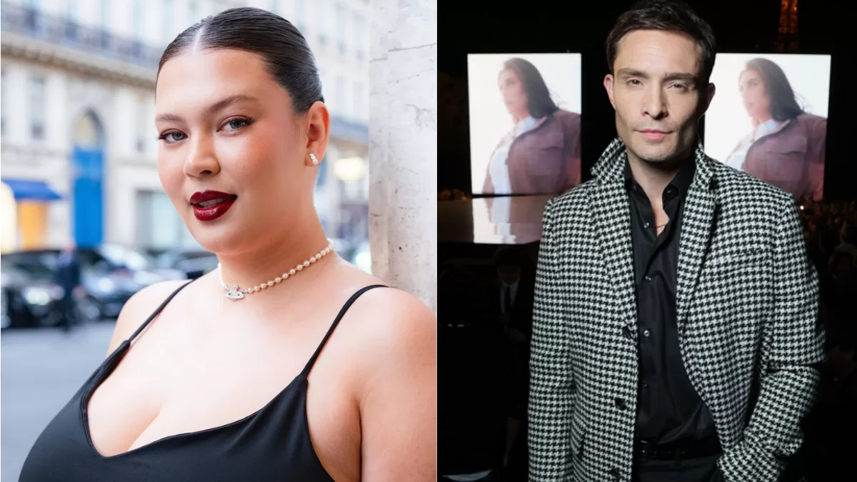 Michelle Carvalho sorprende al posar junto a reconocido actor de "Gossip Girl" durante la Semana de la Moda de París