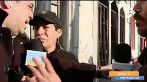 La discusión EN VIVO de dos noteros de la TV chilena: “Pero nosotros estábamos…”