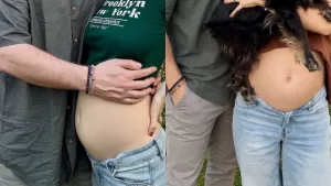 Conocida actriz anuncia su primer embarazo con emotivas fotografías: "Bebé en camino"