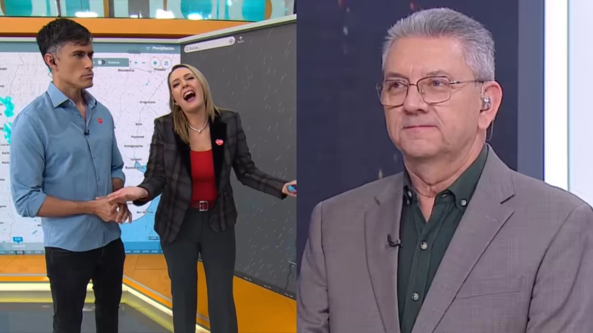 El especial gesto de Jaime Leyton con Allison Göhler tras polémica por pronóstico del tiempo: "Él me dice..."