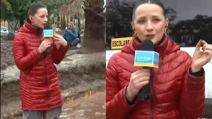 Andrea Arístegui se emocionó en vivo tras dramático relato de afectado por aluvión: "Se me llenaron los ojos de lágrimas"