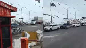 Camionero se hizo viral por este gesto y argentinos celebran su reacción: "Primera vez que coincido con un chileno"