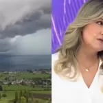 Aterradora nube en el sur de Chile llama la atención de Michelle Adam: "Algo va a pasar..."