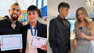 Hijo de Arturo Vidal y Marité Matus presenta a su polola: es una reconocida influencer