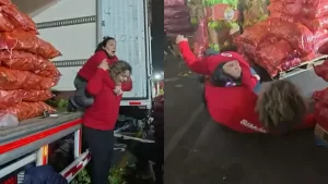 "Se hizo mier..." y "Como saco de papas": la fuerte caída de Pincoya en Vértigo Extremo que provocó risas en la web